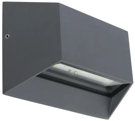 Aplică LED de exterior HONNA LED/7W/230V IP54 antracit Globo 34175