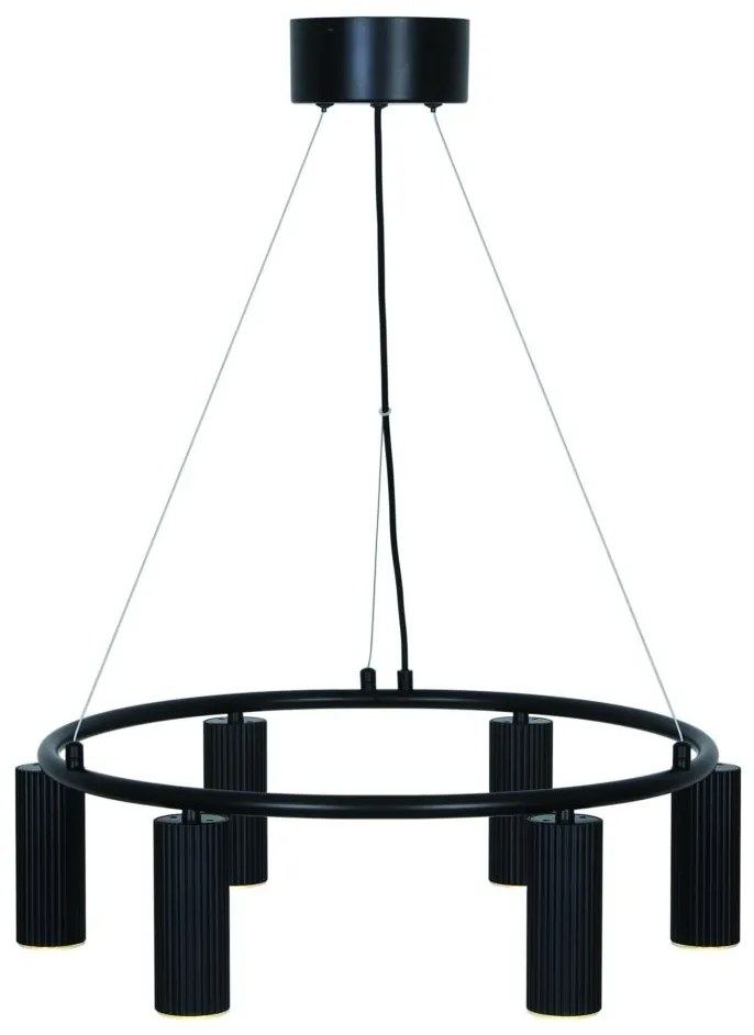Candelabru Design Scandinav Minimalist, 6xGU10, Vico negru