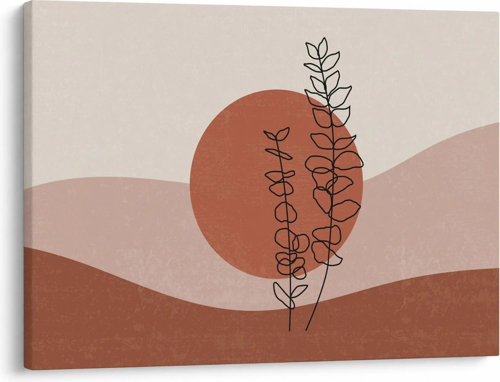 Tablou - Boho frunze N⁰1 (70x50 cm)