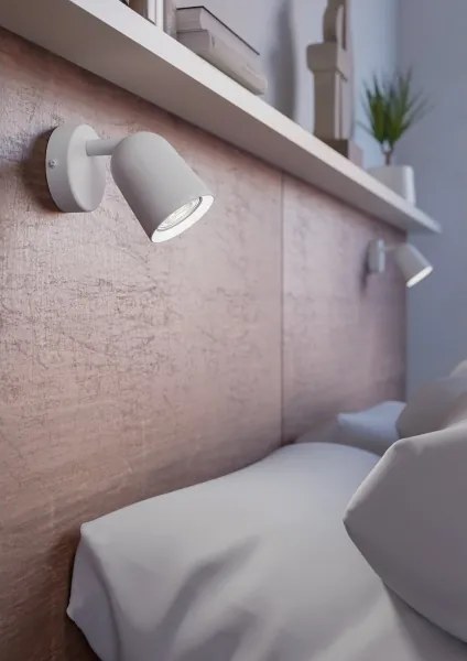 Eglo 901945 - Aplică spot de perete CAMALDOLI 1xGU10/5W/230V albă