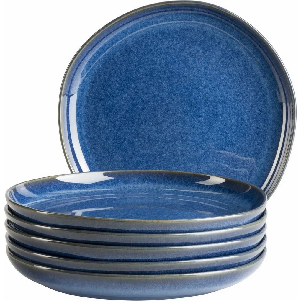 Mäser Set de farfurii de desert Cordelia RoyalBlue 22 cm, 6 buc.
