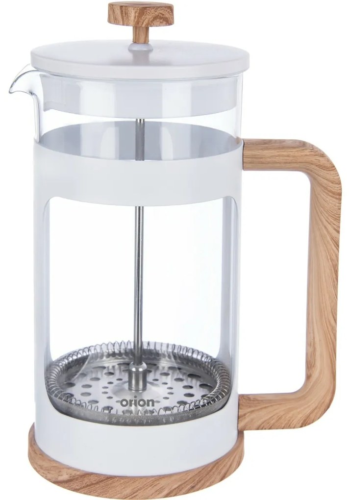 Orion Ceainic din sticlă/french press Whiteline 1l, 1 l