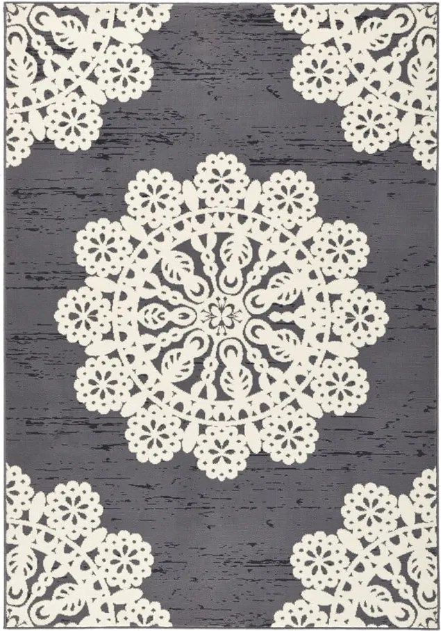Covor Hanse Home Gloria Lace, 160 x 230 cm, gri