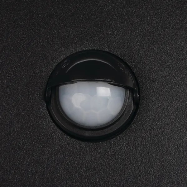 Kanlux 45819 - XERTO Lampă LED de perete pentru exterior cu senzor, 20 W, 230 V, IP44, neagră