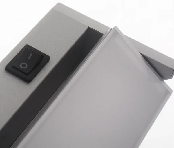 LED Lampă design minimalist LED/10W/230V argintiu