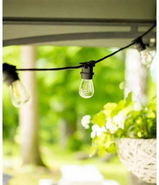 Lanț decorativ de exterior MIMOSA 20xE27/1,3W/230V IP44 10m