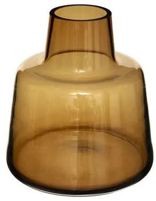 Vaza Amber Sticla Galben, 23 Cm