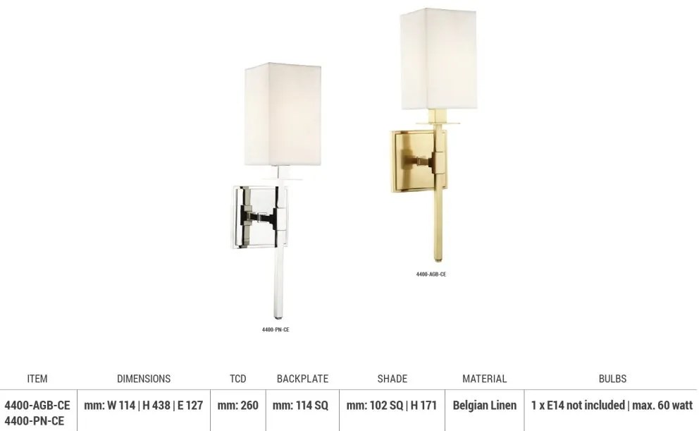 Aplica de perete design clasic TAUNTON alama antichizata