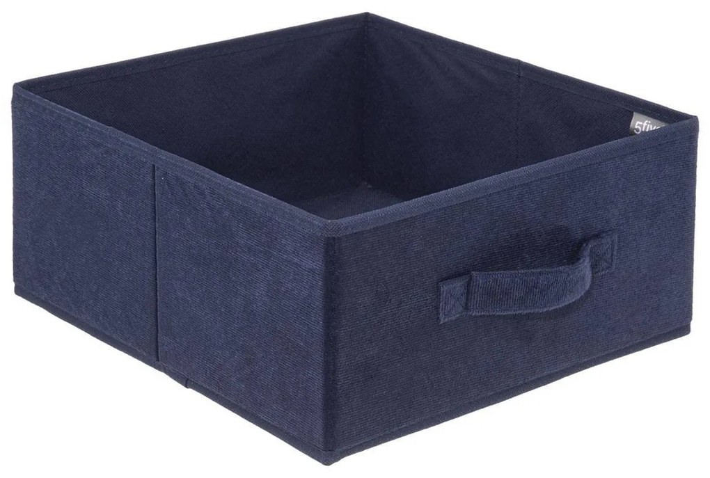 Cutie de depozitare textila CUBIT 31x31 cm, albastra