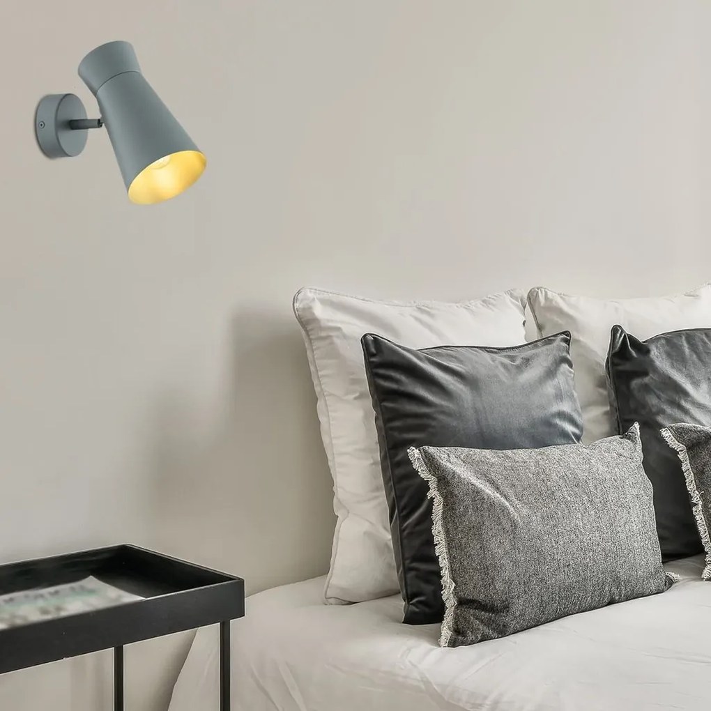 Aplica de perete design minimalist, Otel, Salvie, LORD