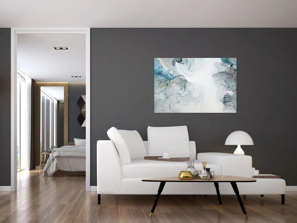 Tablou - Marmură albastră (90x60 cm)