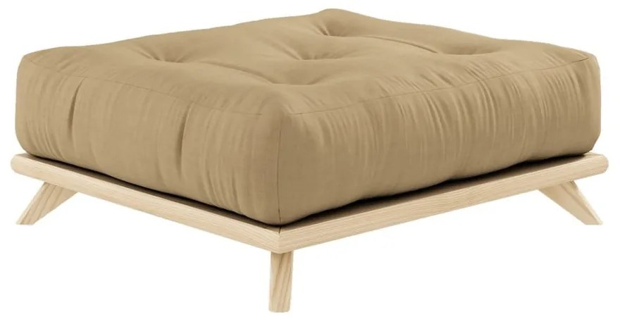 Taburet Karup Design Senza Natural Clear/Wheat Beige