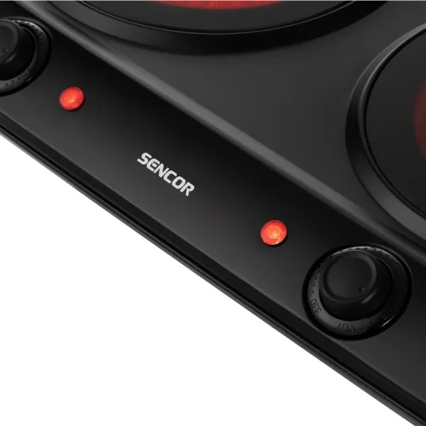 Plită vitroceramică dublă 2400W/230V Sencor