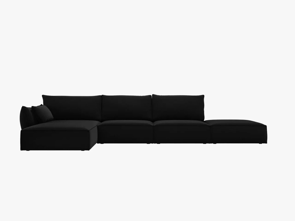 Canapea deschisa 5 locuri Kaelle catifea L364 cm