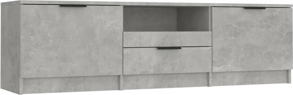 vidaXL Comodă TV, gri beton, 140x35x40 cm, lemn prelucrat