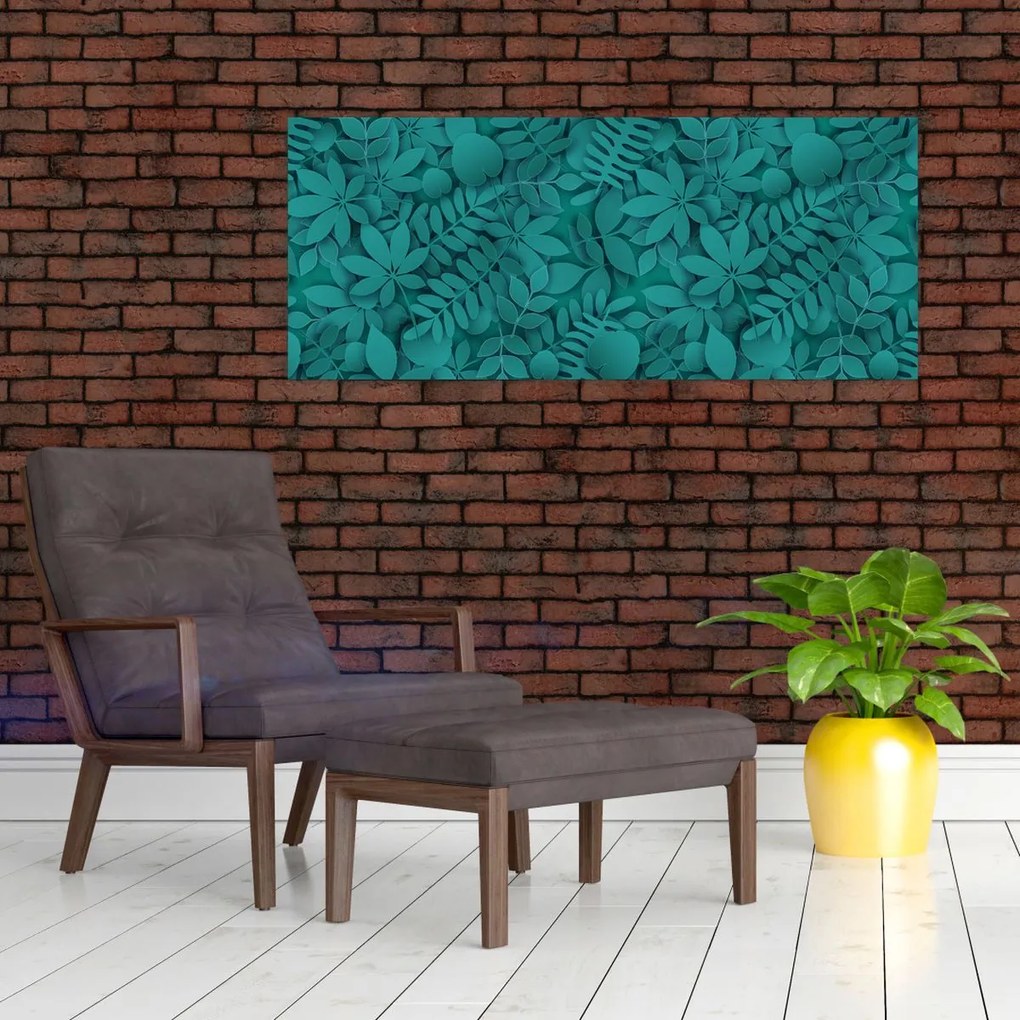 Tablou - Frunze (120x50 cm)