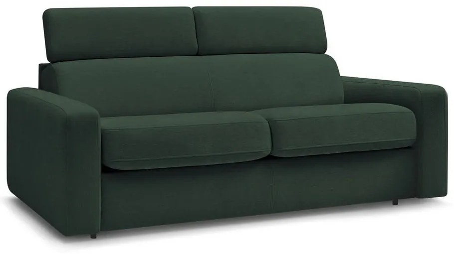 Canapea verde-închis extensibilă 195 cm Monaco – Bobochic Paris