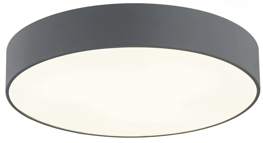 Plafoniera XL moderna design circular DARLING 60cm gri