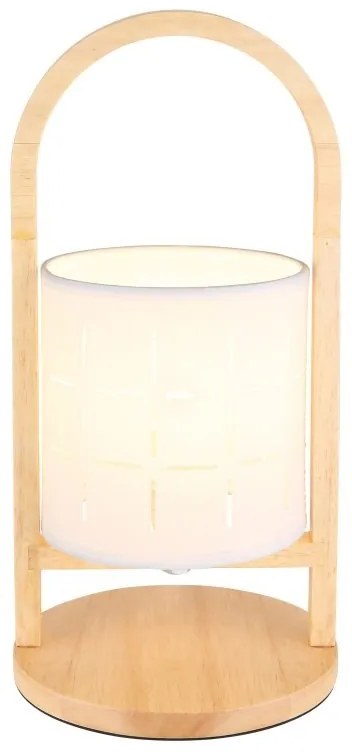 Veioza, lampa de masa design industrial Ninja alb