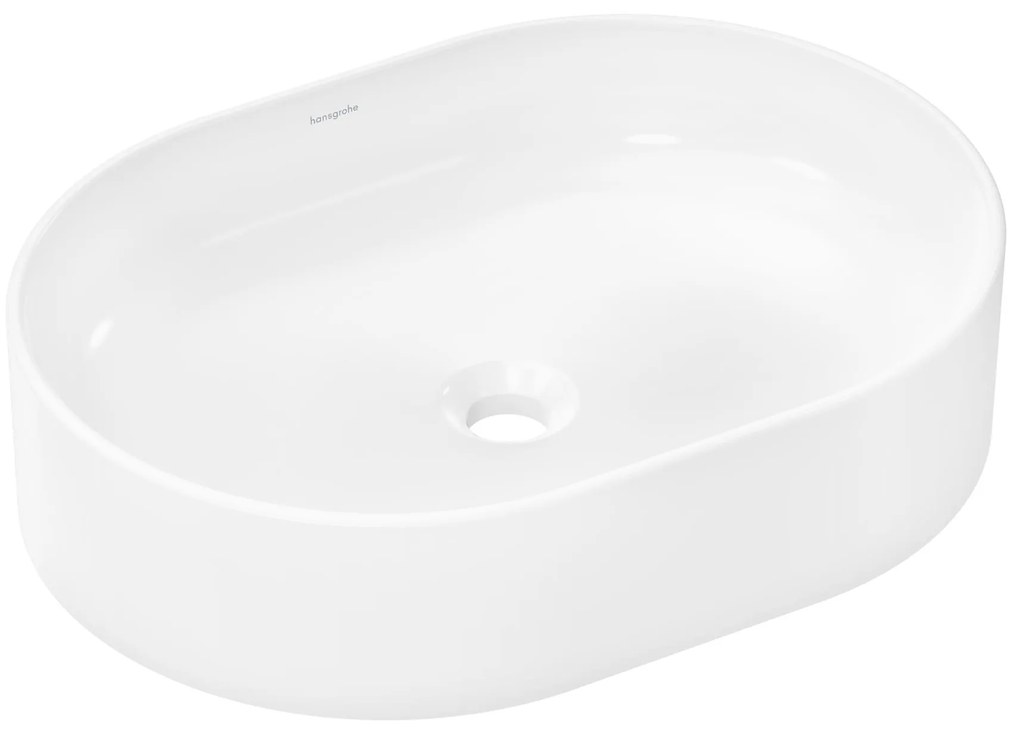 Hansgrohe Xuniva U lavoar 55x40 cm oval de blat alb 60166450