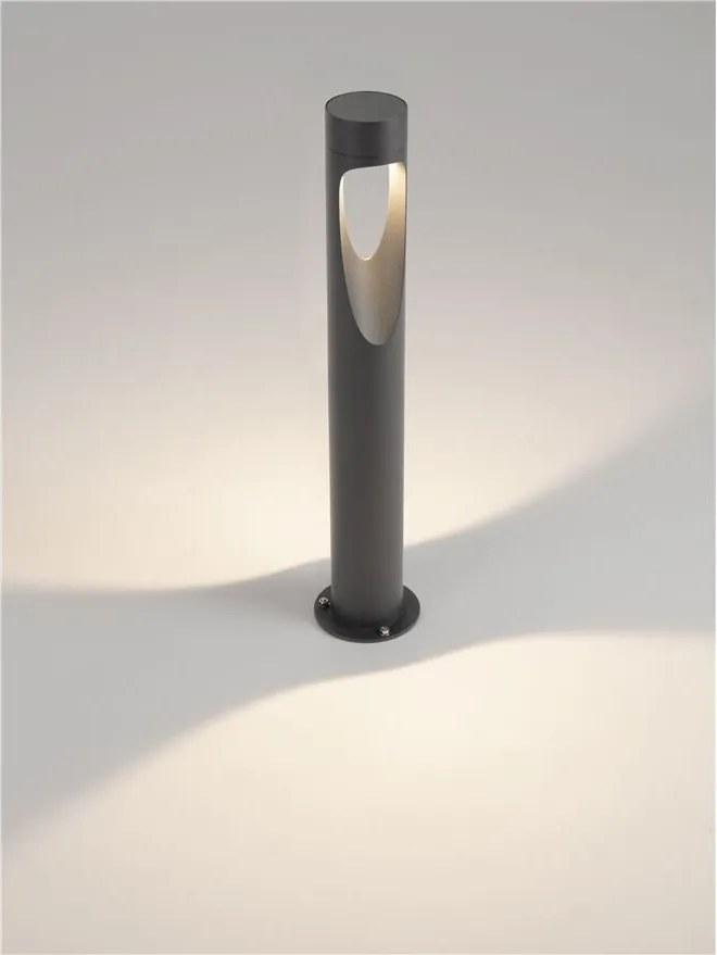 Stalp exterior IP65 LED ROW antracit H-60cm