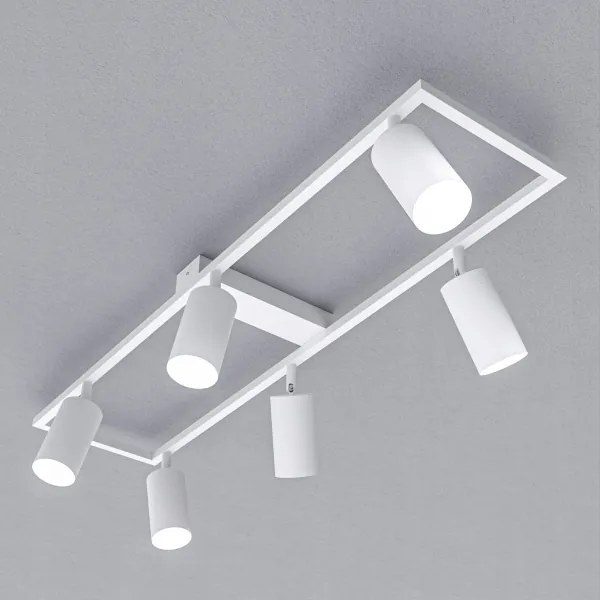 Plafonieră cu spoturi 6xGU10/30W/230V alb