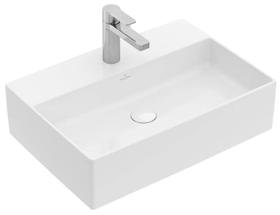 Lavoar pe blat Villeroy&Boch Memento alb lucios 50 cm