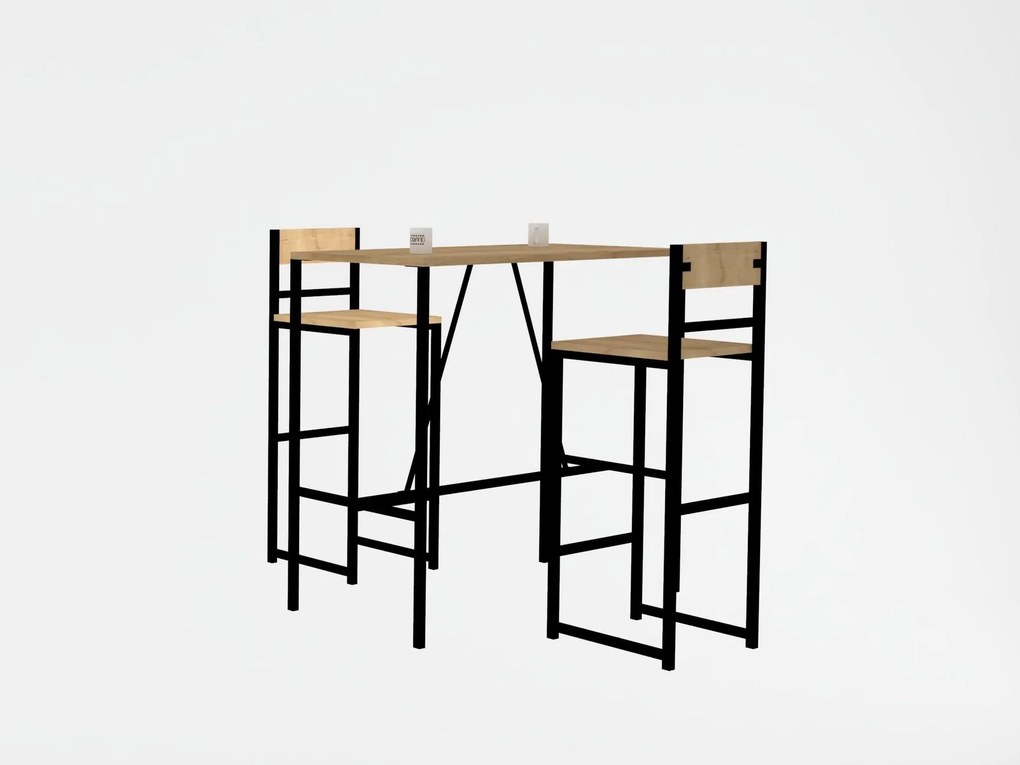 Set de bar Mumupo (stejar) (pentru 2 persoane). 1095032