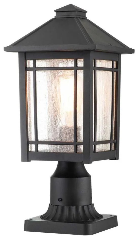 Lampă de exterior Quoizel QZ-CEDAR-POINT3-M-BK CEDAR POINT 1xE27/60W/230V IP44