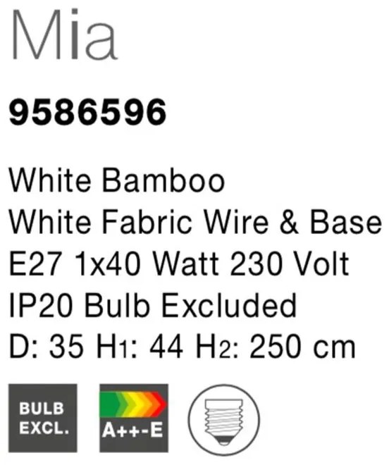 Lustra boho style design natural Mia alba NVL-9586596