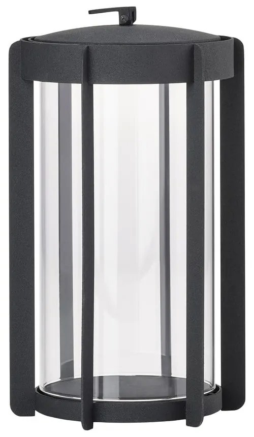 Felinar cu LED negru cu USB (înălțime 25 cm) Firefly – Zone