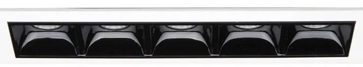 Corp incastrabil cu 5 spoturi LED LIKA FI TRIM 12W 3000K