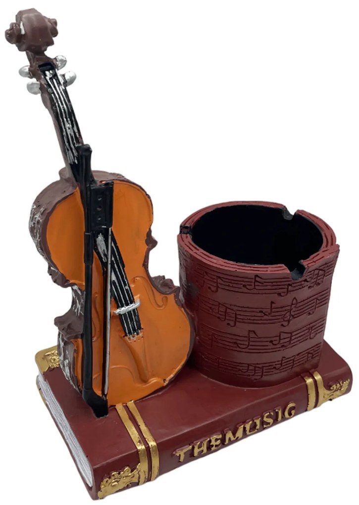 Suport de birou VIOLIN, Burgundy, 14.5x20cm