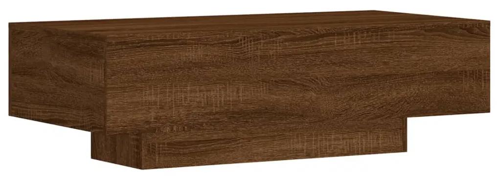 833895 vidaXL Măsuță de cafea, stejar maro, 100x49,5x31 cm, lemn prelucrat
