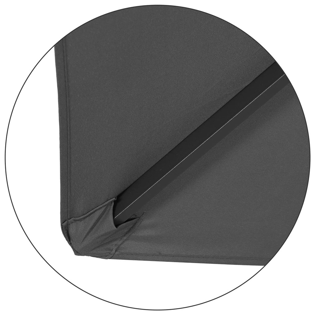 Deuba Floarea soarelui de gradina Ø300 cm - antracit