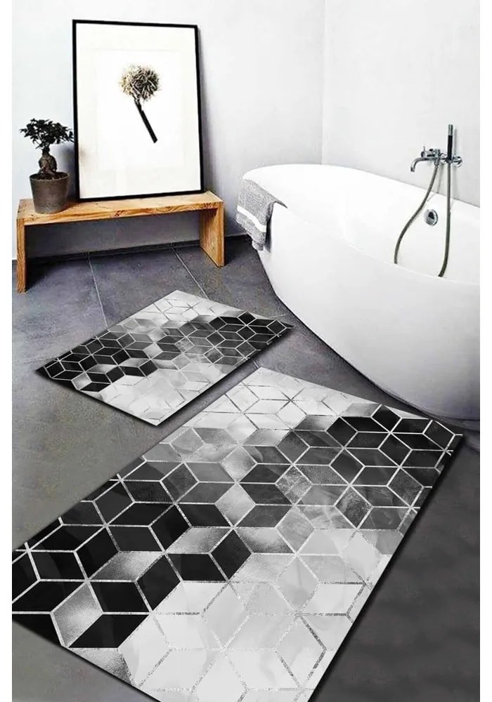 Covorașe de baie în set de 2 buc. Optic5 - Mila Home