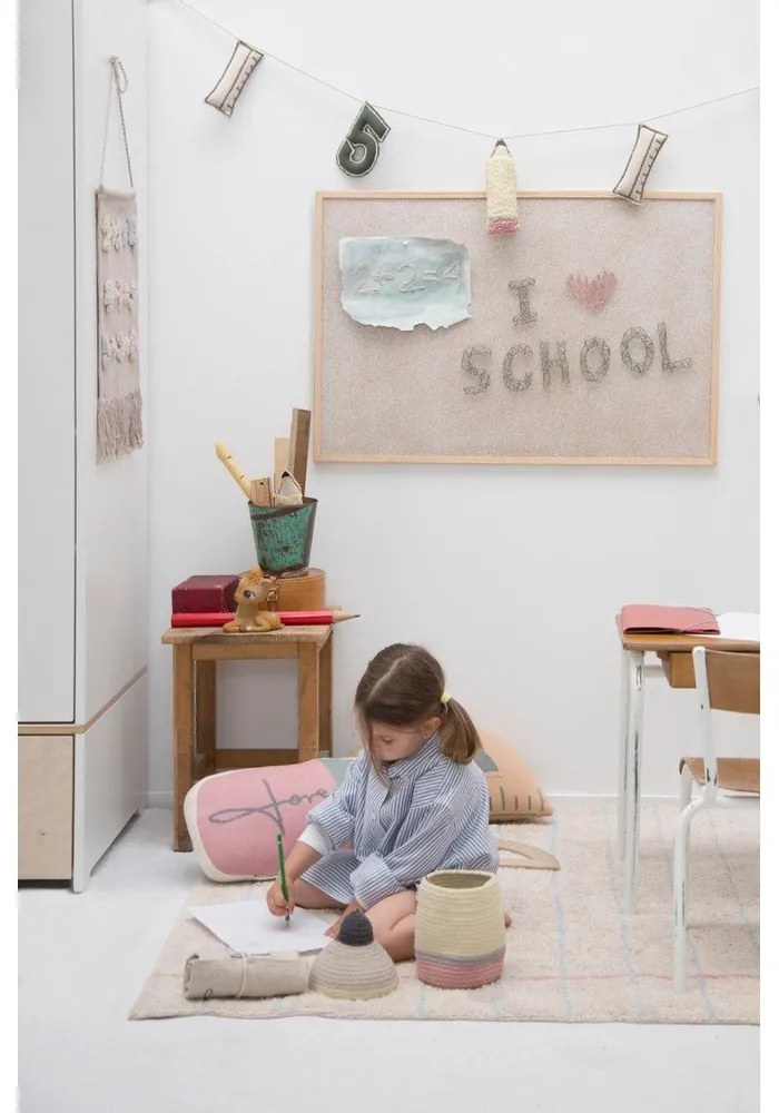 Coș de jucării pentru copii din material textil ø 13x30 cm Pencil Small – Lorena Canals