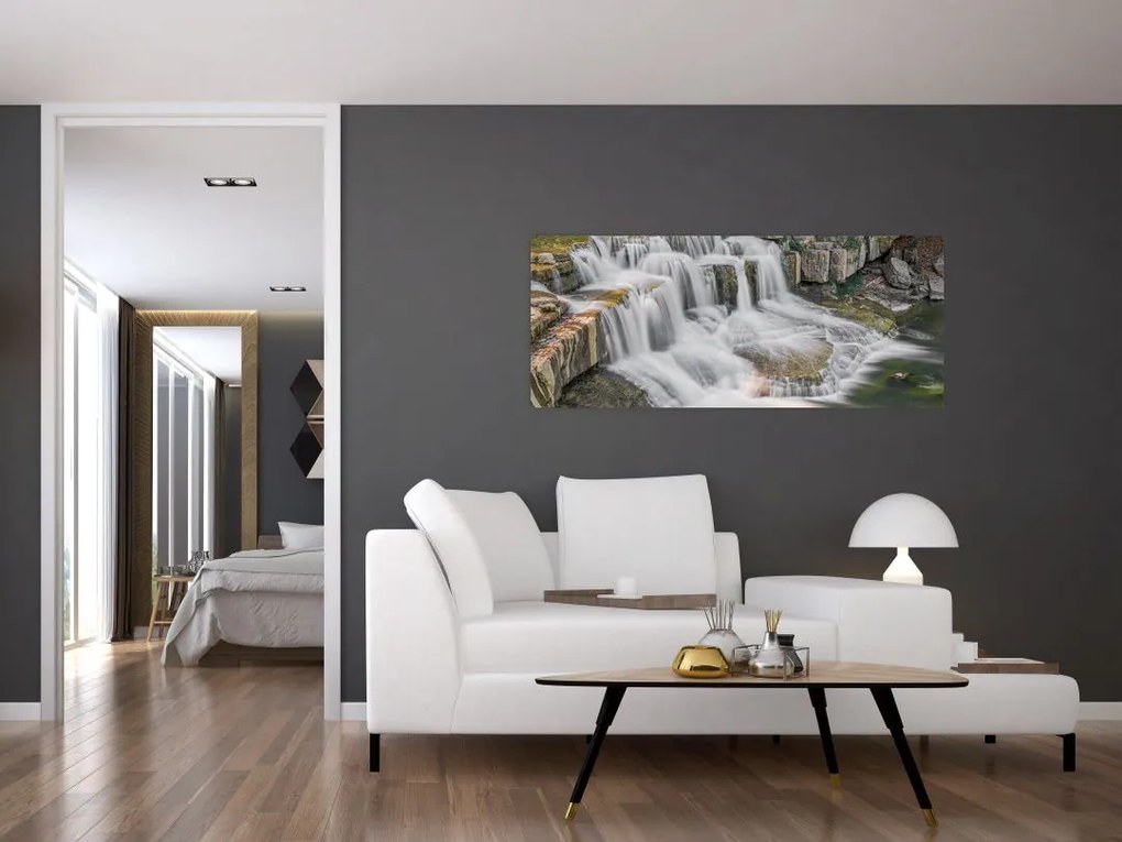 Tablou cu cascade (120x50 cm)