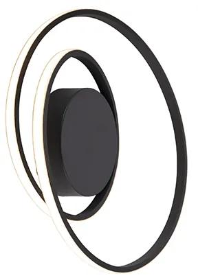 Lampă de plafon de design negru, cu LED în 3 trepte, reglabil - Krula
