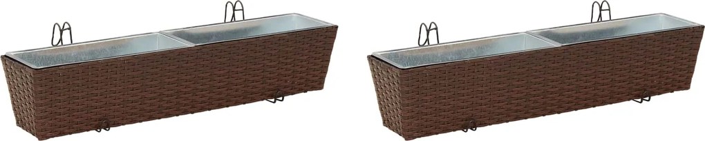 vidaXL Balustradă Metal