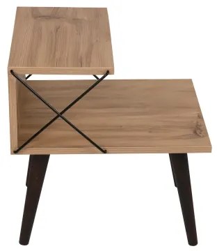 Noptieră CROSS 55x50 cm maro