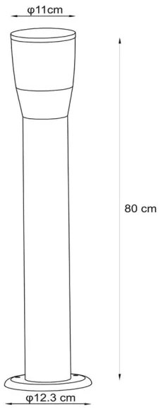 Lampă de exterior NINKE 1xGU10/5W/230V IP54 Lucide 14892/80/30