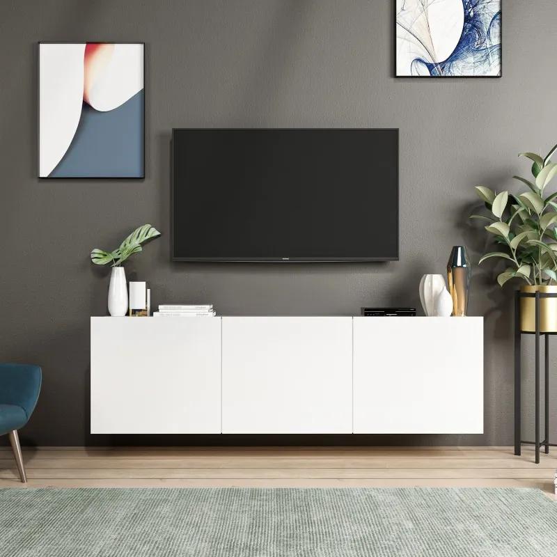 Comoda TV Moderna 150 X 44 X 31 White