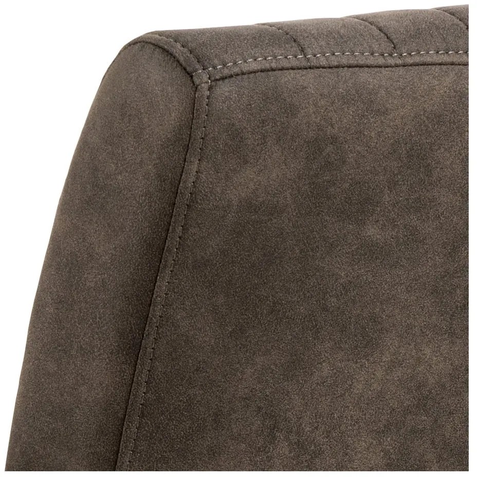 Scaune de dining gri-închis 2 buc. Adele – Actona