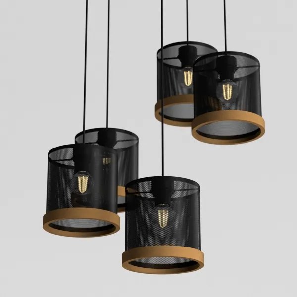 Lustră pe cablu BERIL 5xE27/60W/230V