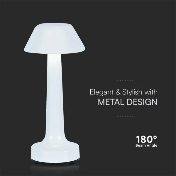 Lampă de birou LED încărcabilă, reglabilă, 1W, 5V, 3000-6000K, albă