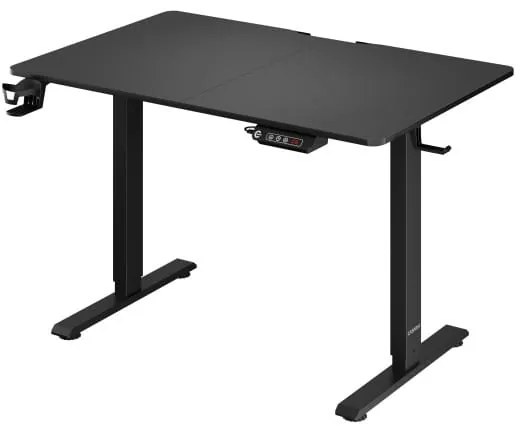 Deuba Birou de birou reglabil pe inaltime negru-110x60x118 cm