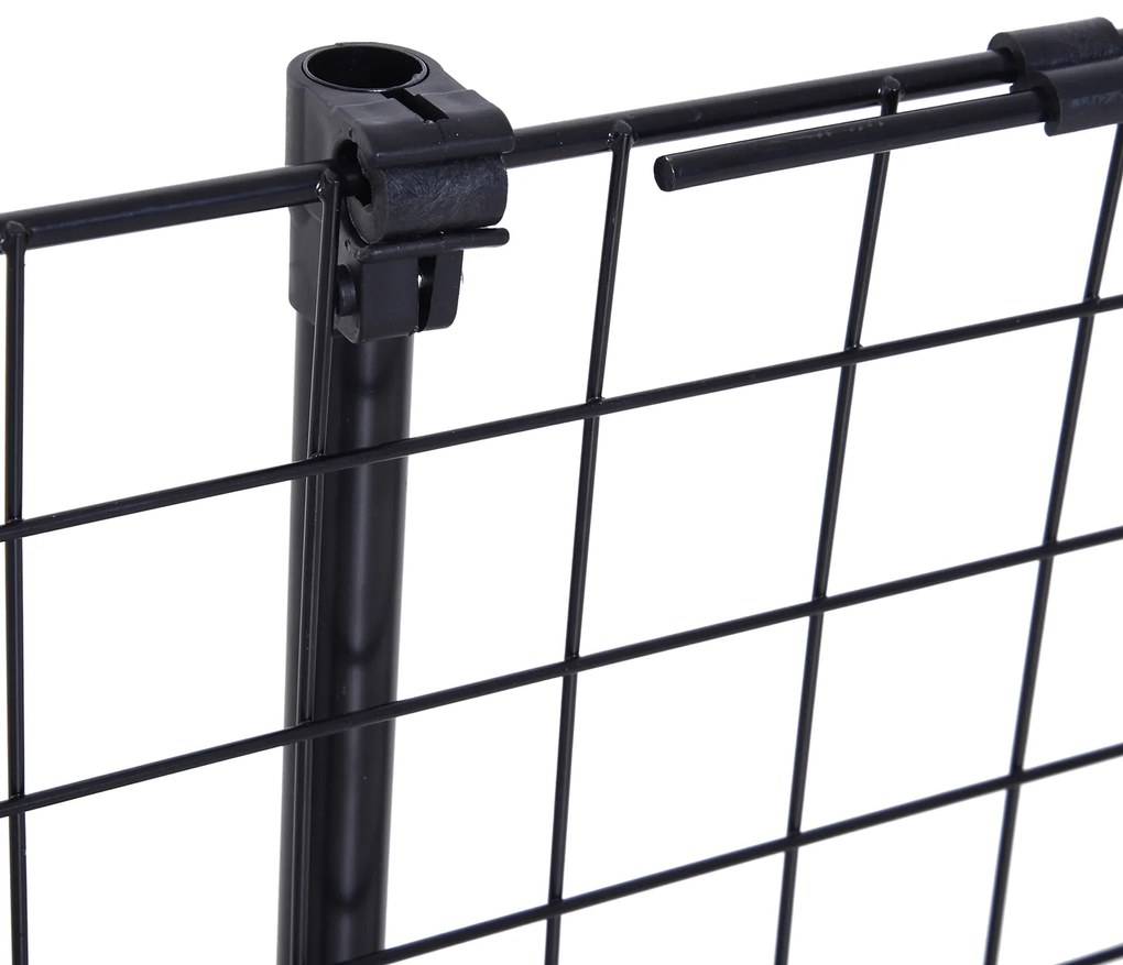 PawHut Bariera Separator de Protectie Masina pentru Caini Reglabila 91-145x30cm