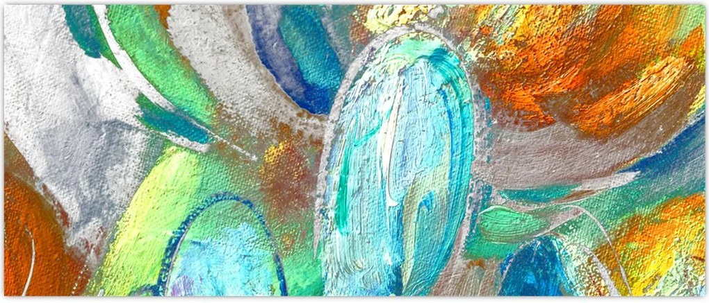 Tablou - Abstract colorat (120x50 cm)