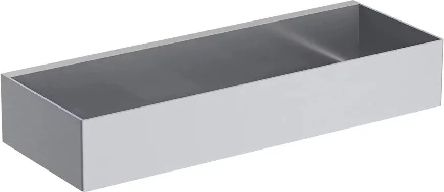 Etajera otel inoxidabil Omnires Uni 30 cm finisaj nichel periat